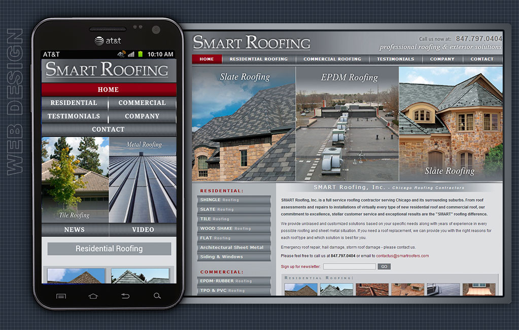 Mobile Web Design & Development, Responsive Web Design, HTML, PHP, Javascript Animation