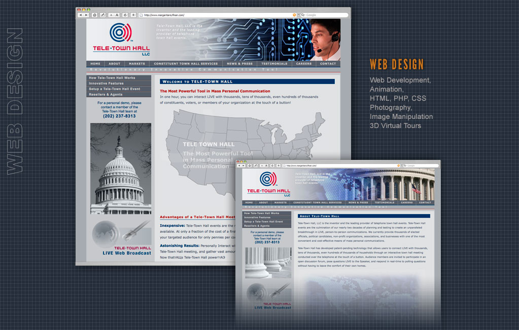 Web Design & Development, Search Engine Optimization (SEO), HTML, PHP, Javascript, Flash Animation