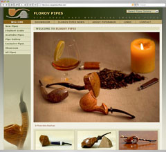 Florov Pipes Portfolio Website