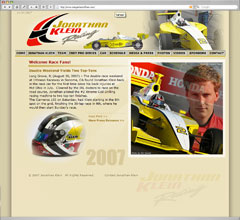 Jonathan Klein Racing Website