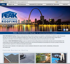 Peak Performance Roofing Website