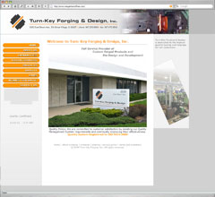 Turnkey Forging & Design Corporate Website